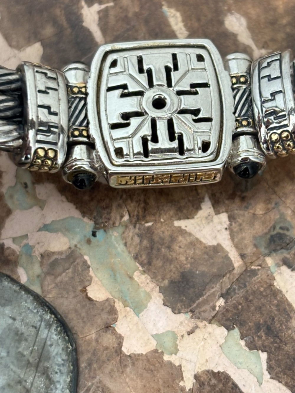 Cable Cuff Bracelet Silver - Picture 4 of 7